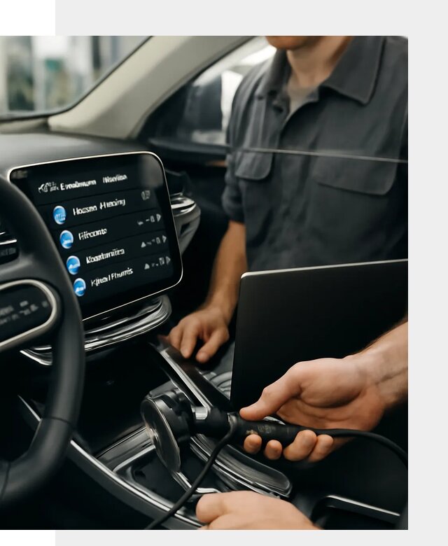 Установка приложений Geely для мультимедиа автомобиля в Минусинске