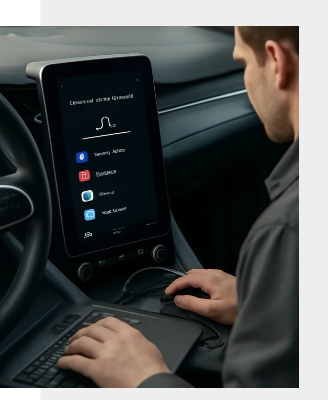 Установка приложений Lynk Co на автомобиль в Минусинске