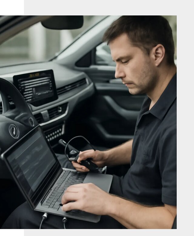Настройка телематики автомобиля под ключ для авто в Минусинске